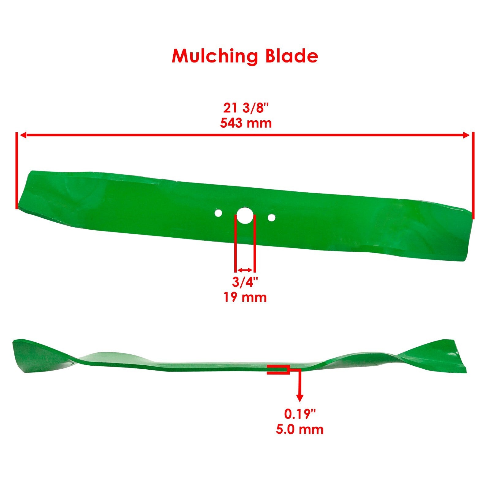 Spindle Mulching Blade Replacement for Cub Cadet (1991–2009)