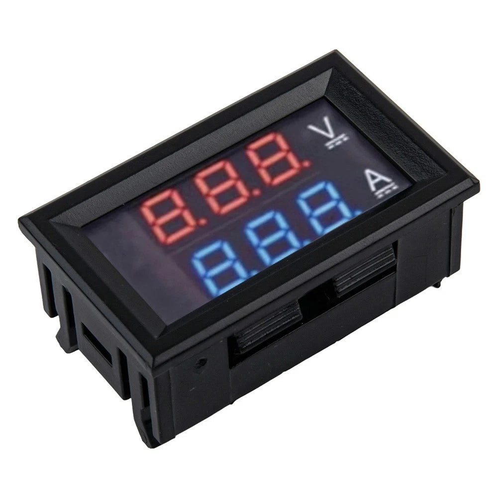 Digital LED Voltmeter Ammeter for Universal Use (0-100V, 10A)