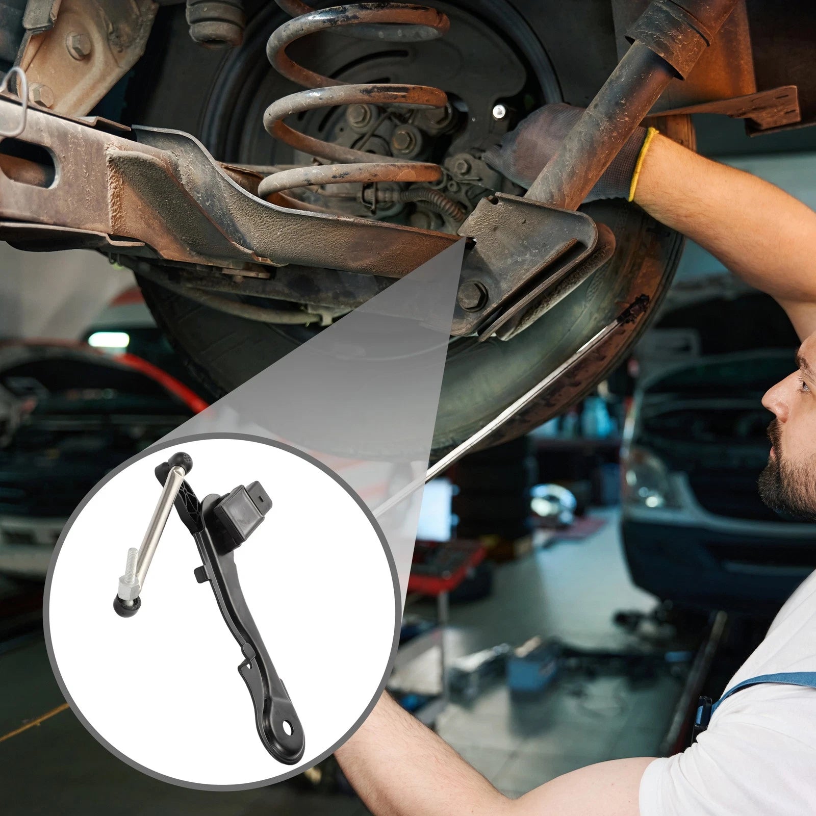 Rear Right Air Suspension Ride Height Level Sensor Replacement for Audi S6 (2020–2024)
