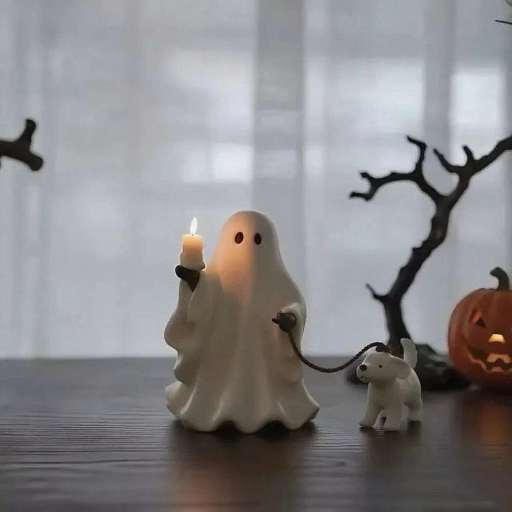 Dog Statue for Porch Display Halloween Decoration