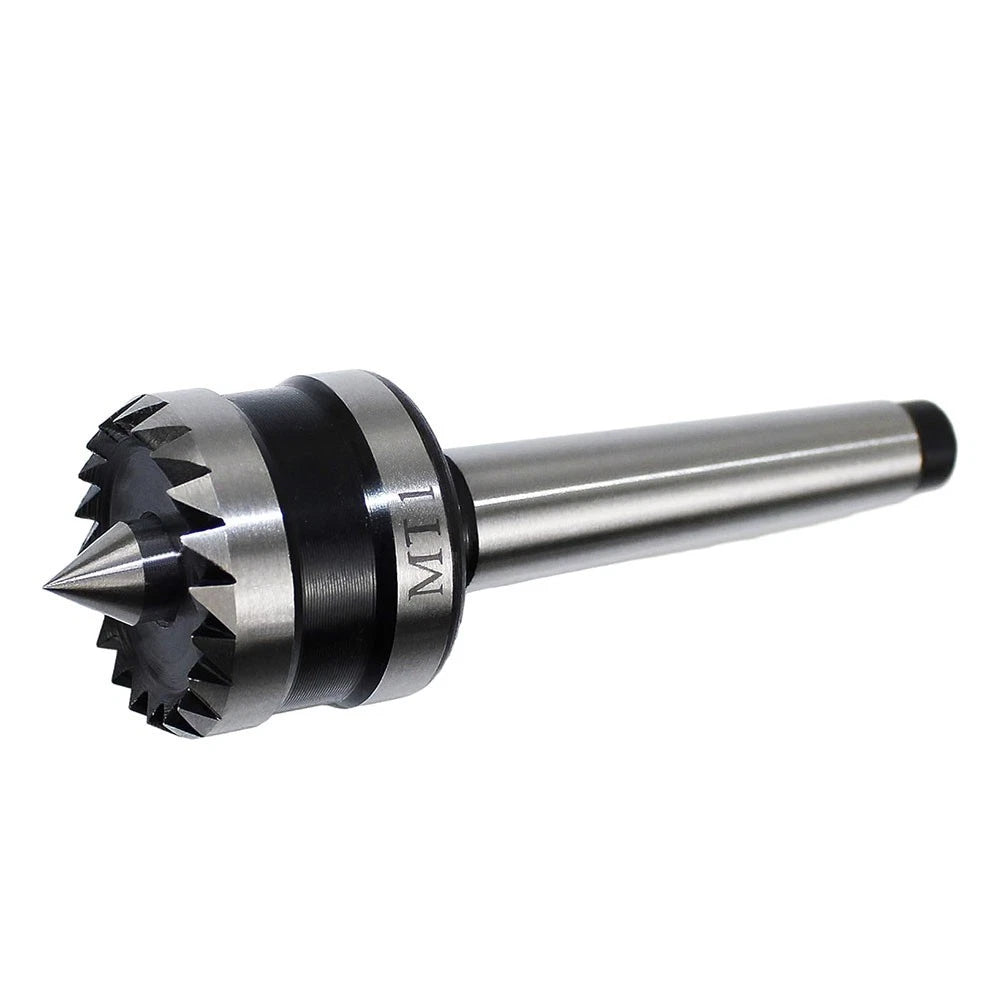 Multitooth Drive Center Spindle for Woodworking Lathe MT1 MT2