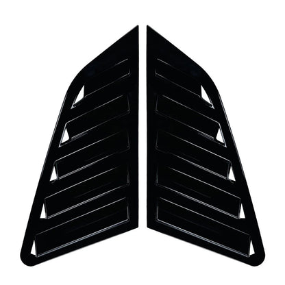 Black Rear Window Louvers for Audi A3 S3 8Y Hatchback (2021–2024)