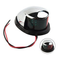 Bow LED Navigation Sailing Light for Marine Boat (Plastic Red Green Chrome)