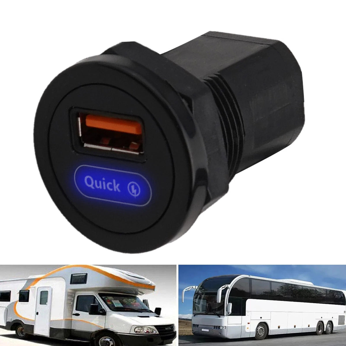 18W USB Vehicle Charger for Wide Compatibility Gadgets
