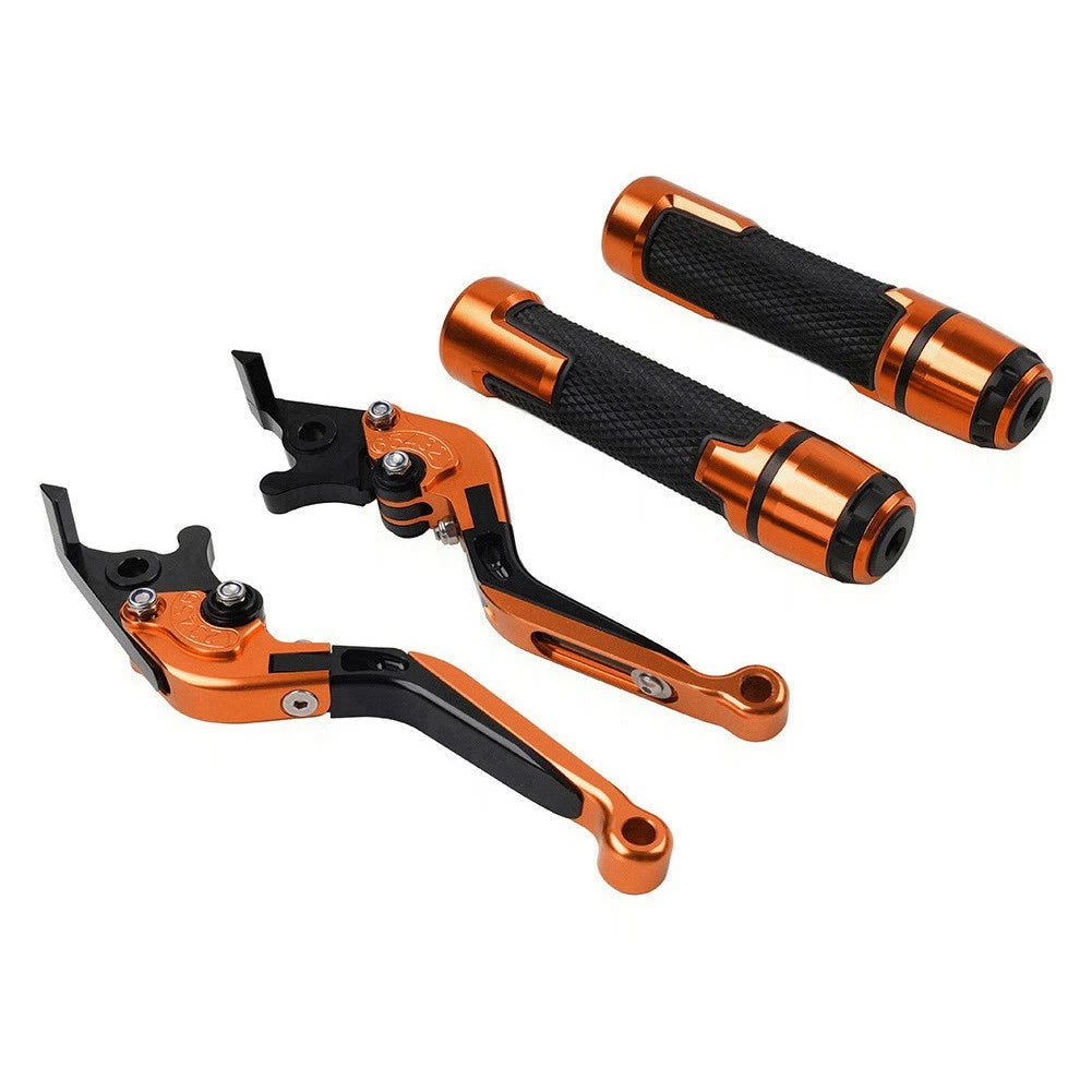 Folding Extendable Brake Clutch Lever Grip Set for Suzuki DL1000 (2002–2023)