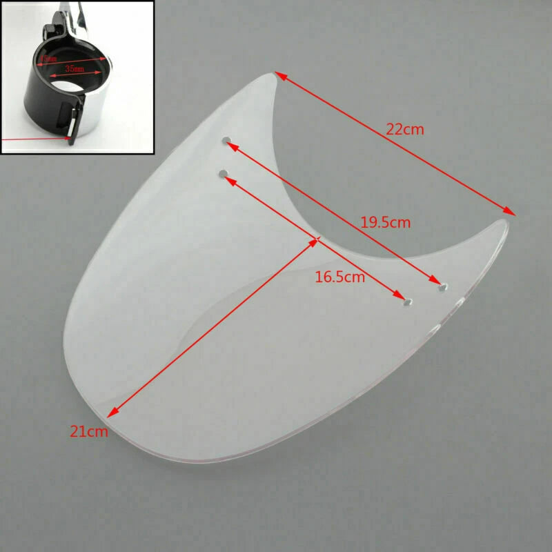 Windscreen for Suzuki LS650 Savage VS1400GL VS750GL Intruder (T9)
