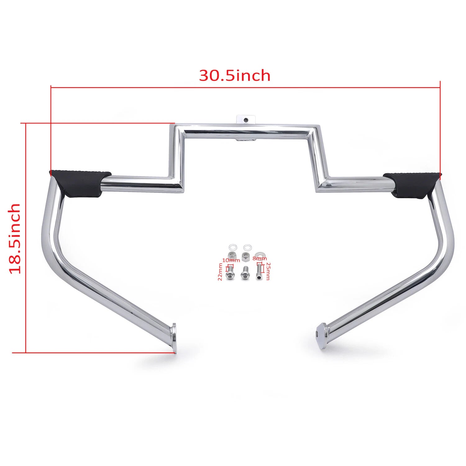 Chrome Engine Guard Highway Crash Bar Protector for H-D Touring (1997–2008)