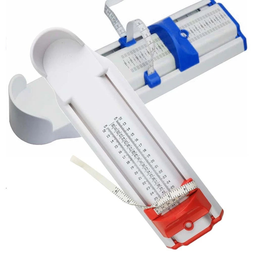 Shoe Size Measuring Ruler Tool Foot Gauge for Adults & Children (120-280mm)
