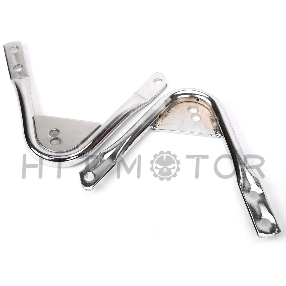 Chrome Tour Pak Mount Rack Docking Hardware Kit for Harley Touring (1997–2008)