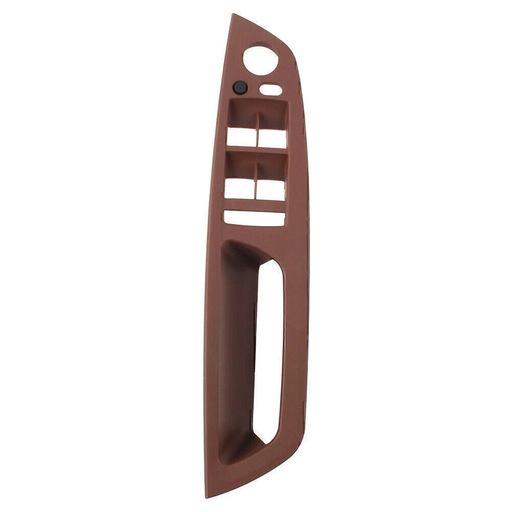 Inner Door Handle Panel Trim Cover for BMW X5 X6 (E70) 2007–2013 - ABS Red Brown