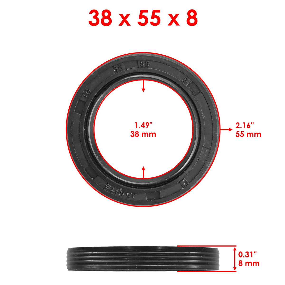 Front Wheel Ball Bearing and Seal Kit for Suzuki LT-A400 Eiger 2002–2007