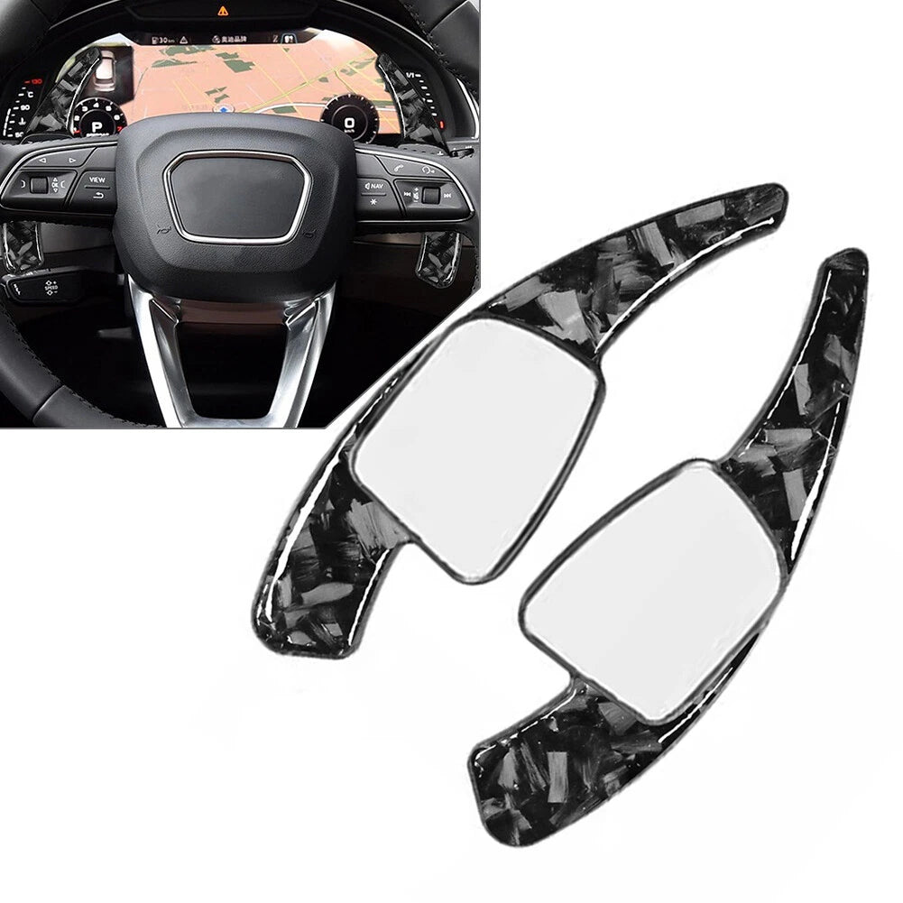 Steering Wheel Shift Paddle Extensions for Audi A3 A4 A5 Q3 Q5 Q7 Q8 TT TTS (2010–2023)
