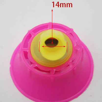 Set of 6 Plastic Adjustable Spray Nozzles for Garden Weeding