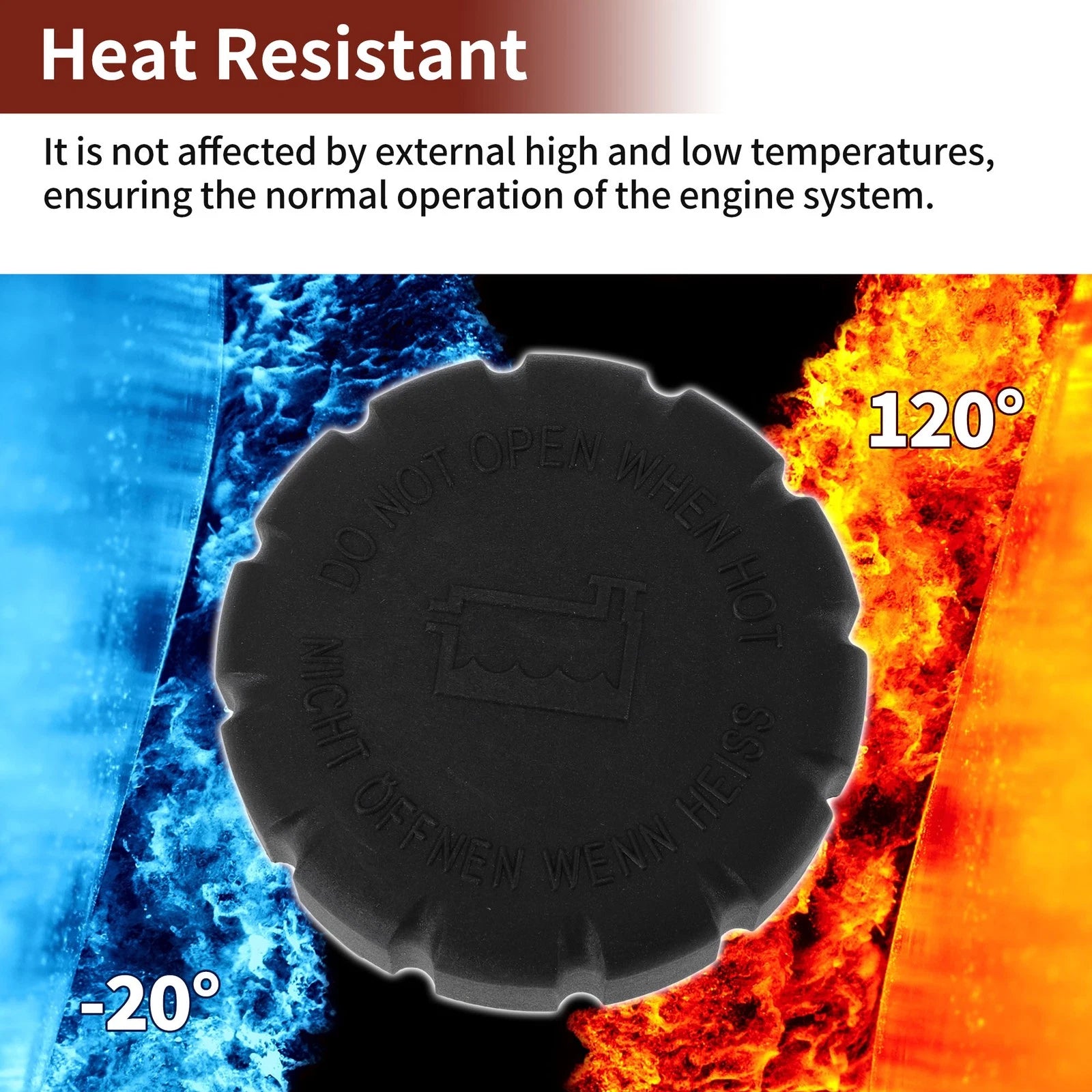 Coolant Reservoir Cap Replacement for Mercedes-Benz A-Class (2015–2018)