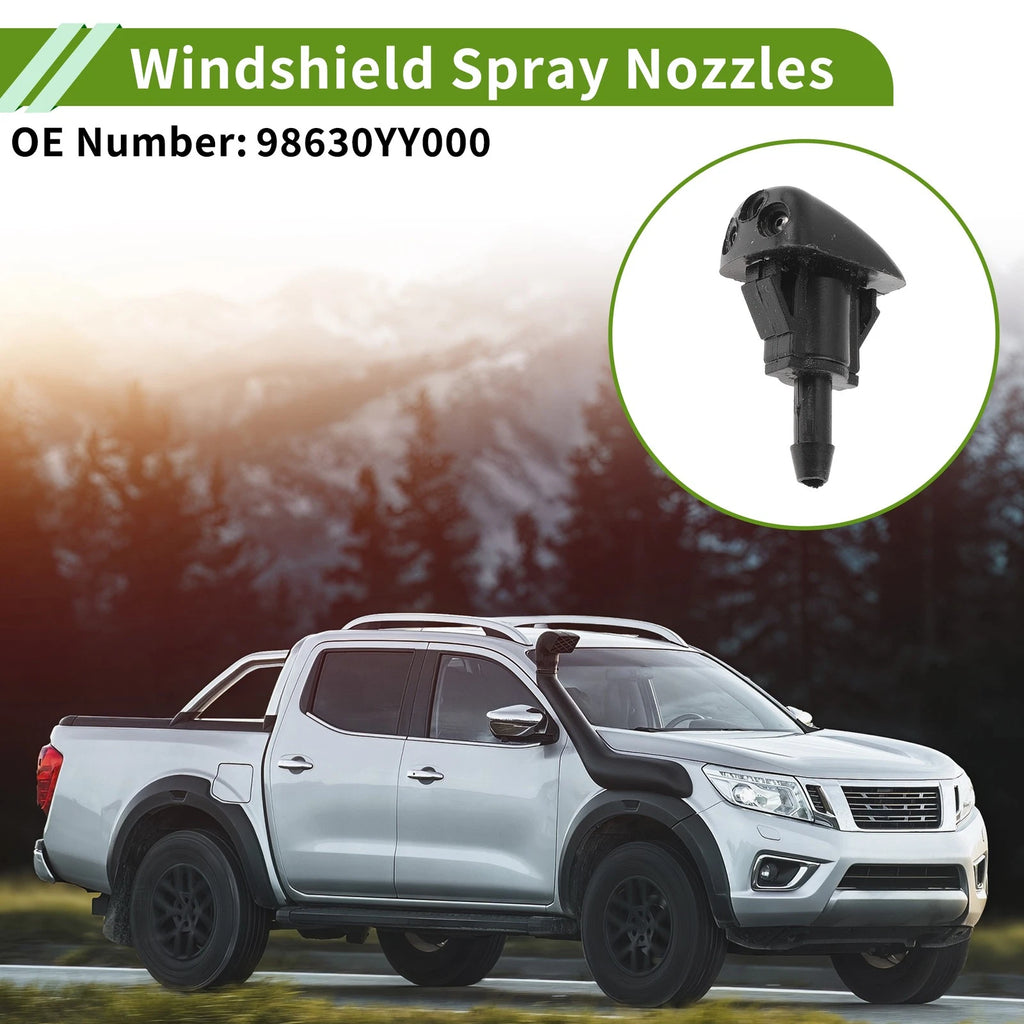 Windshield Washer Nozzle with Hose Connector for Honda (98630YY000) (1 Set)