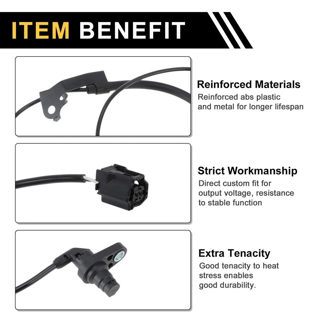 ABS Wheel Speed Sensor Front Left for Toyota Avalon (2005–2012)