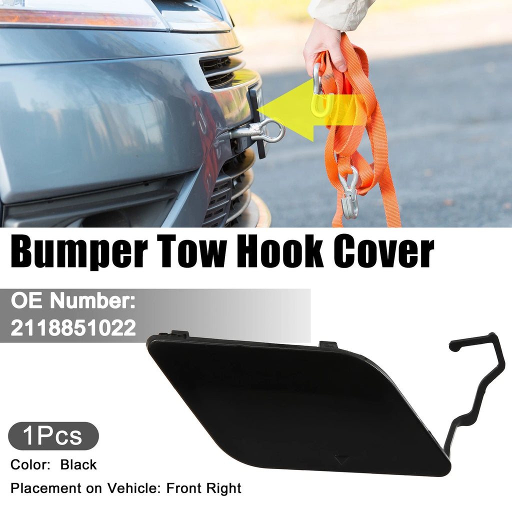 Front Right Tow Eye Hook Cover Cap Replacement for Mercedes-Benz E320 (1995–2002)