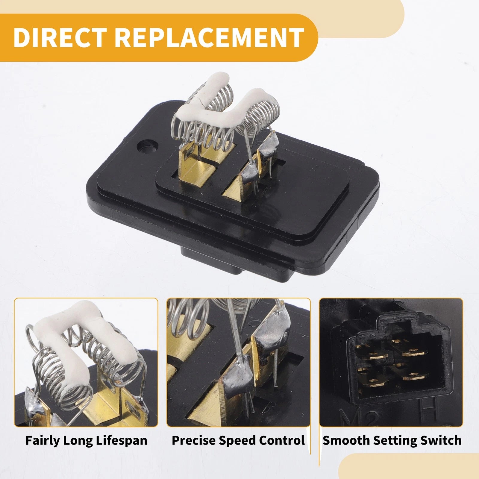 HVAC Blower Motor Resistor Replacement for Toyota Land Cruiser (2008–2021)