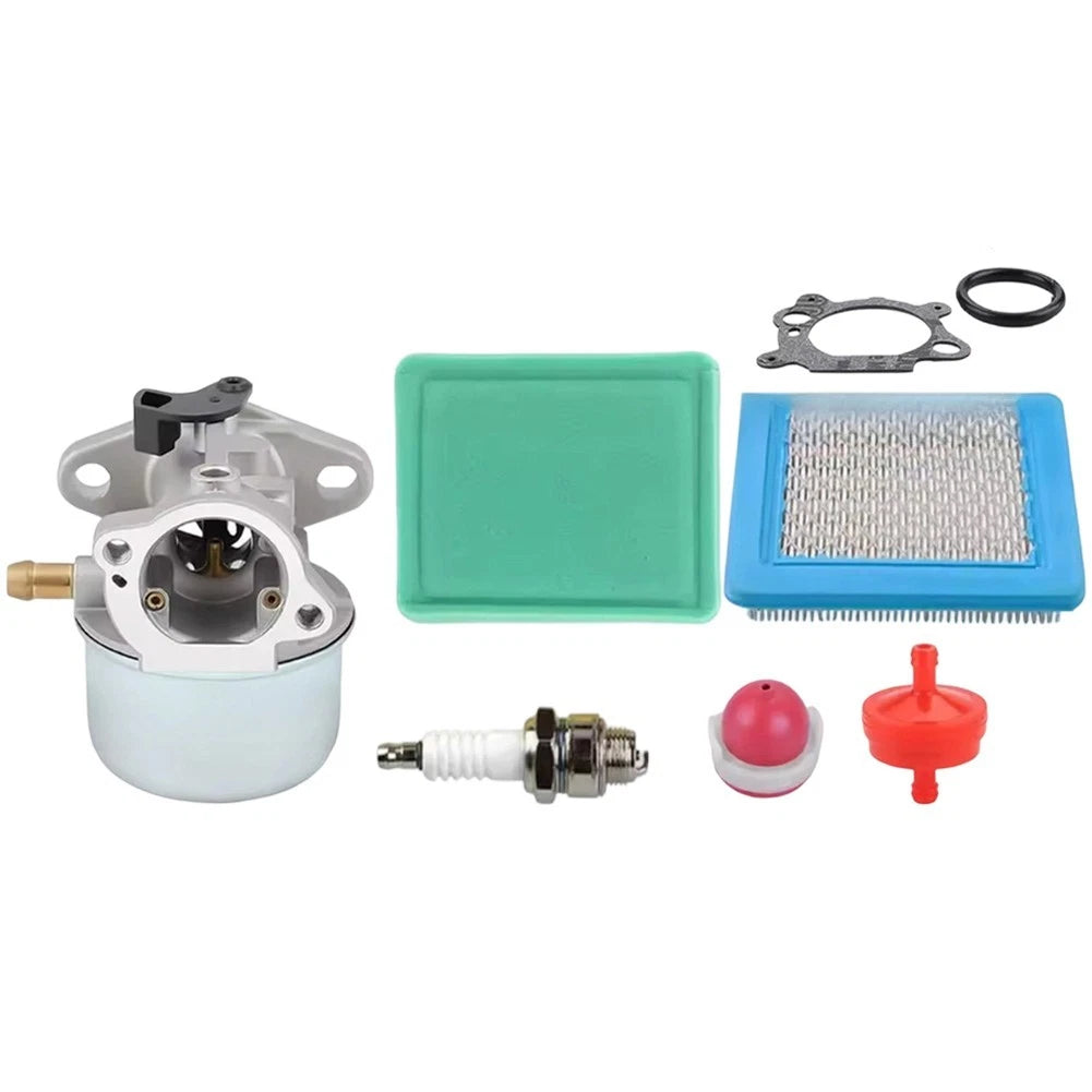 Carburetor Kit for Lawn Mower Engines Requiring 491588S Air Filter