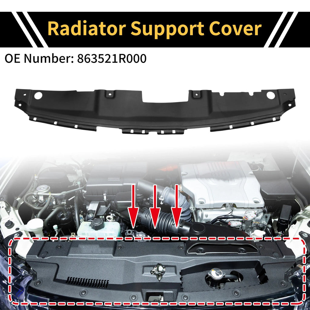 Radiator Support Cover Replacement for Hyundai Accent (2012–2017) ABS