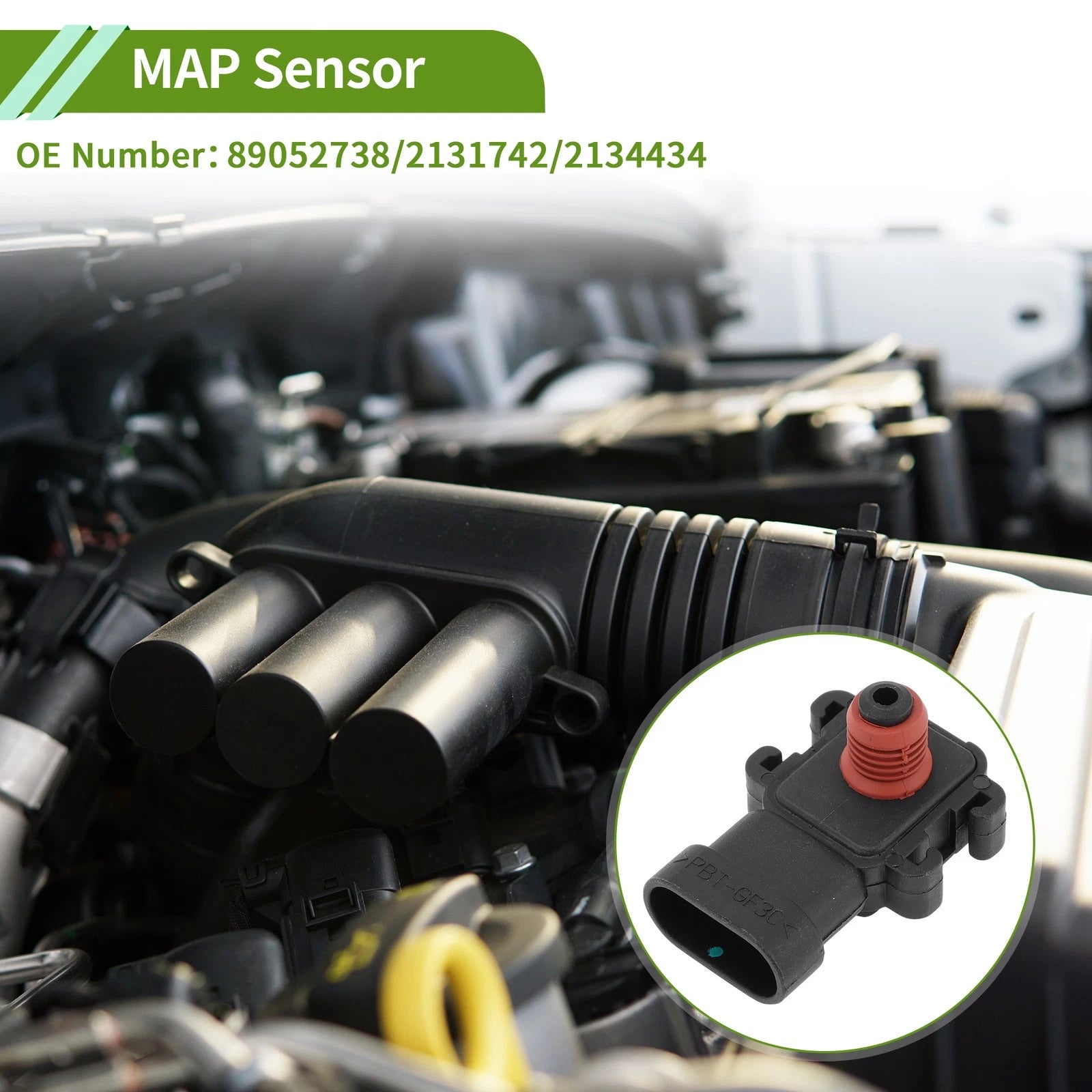 Manifold Absolute Pressure Sensor for GMC Sierra 1500 4.3 (1999–2007)