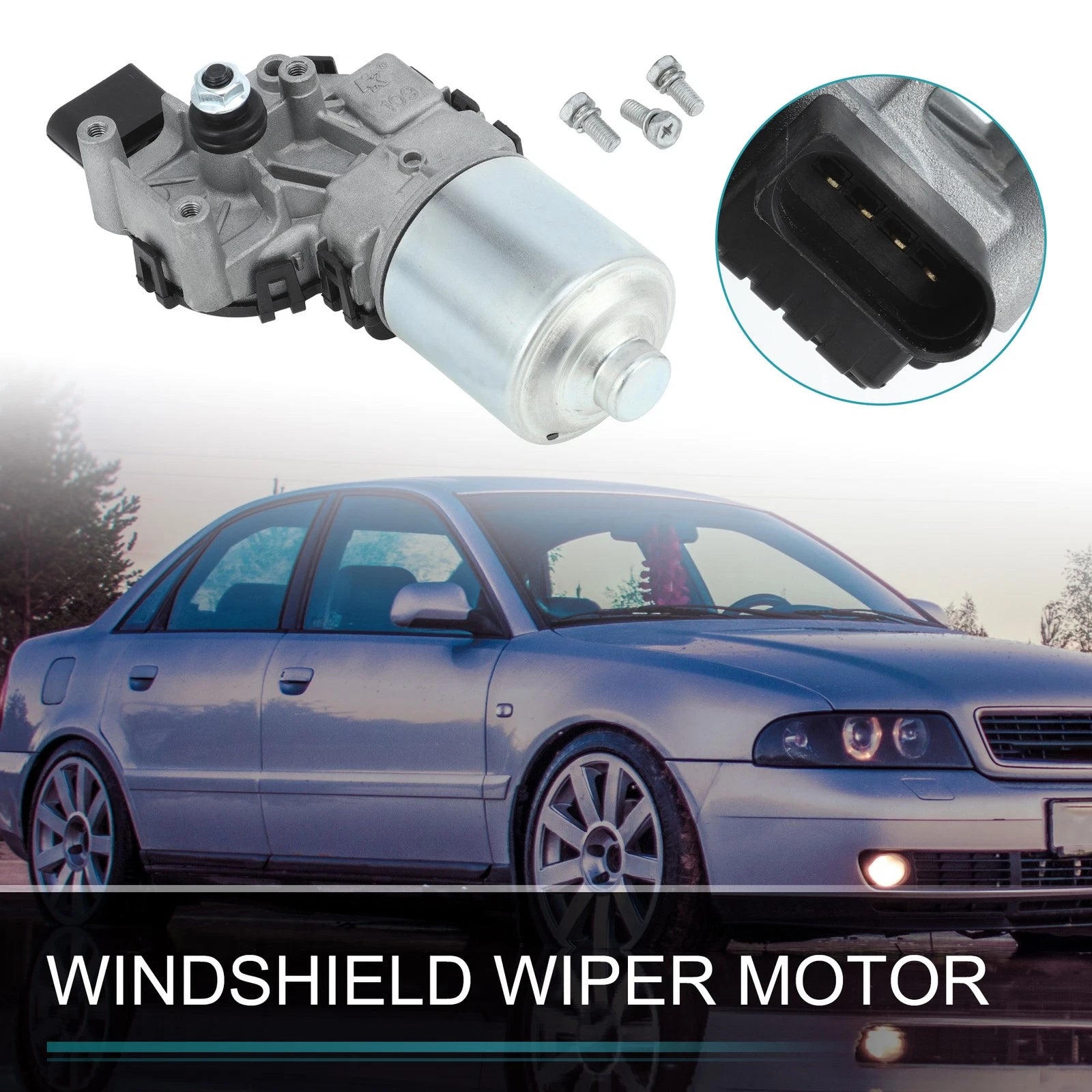 Front Windshield Wiper Motor Replacement for Audi A4 B5 Avant (1994–2001)