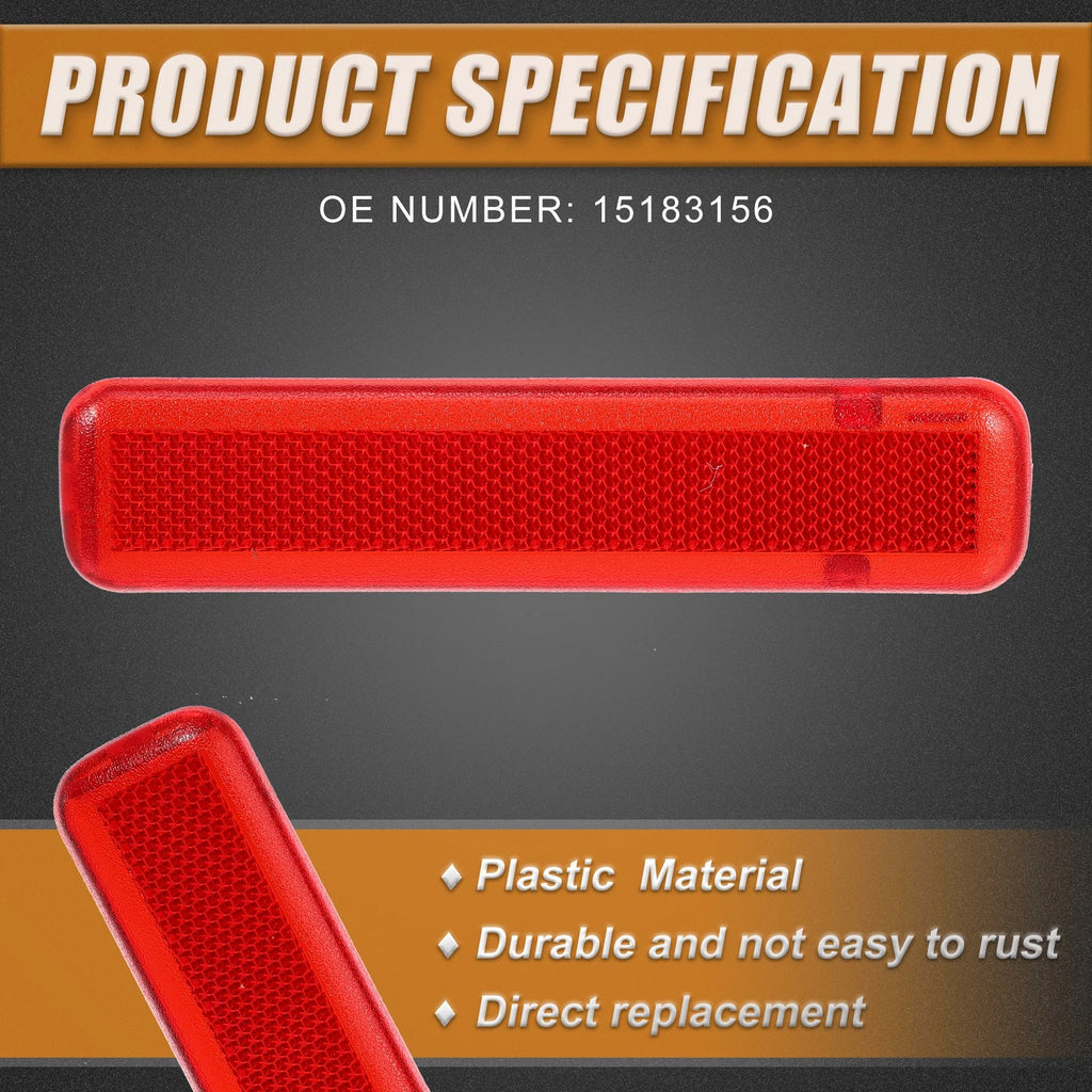 Rear Right Door Panel Reflector Light Cover Replacement for Chevrolet Avalanche (2002–2013)