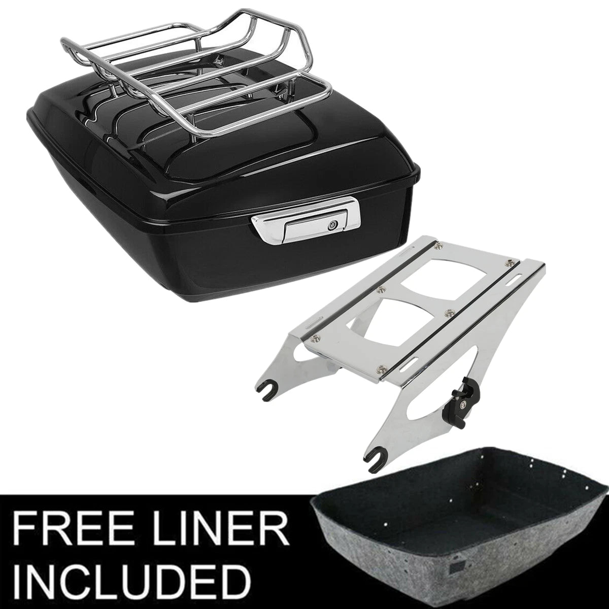 Trunk Luggage Mount Rack for Harley Touring Road Glide (2014–Present)