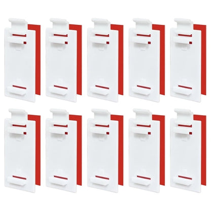 10X Sticky Brackets for Klemmfix and Twin Roller Blinds Easy Install