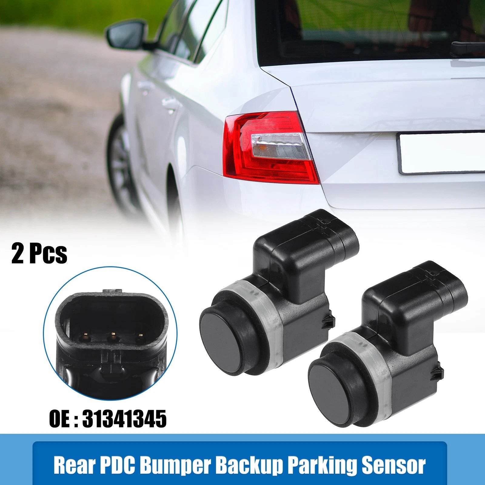 2X Reverse Backup Parking Sensor for No. 31341345