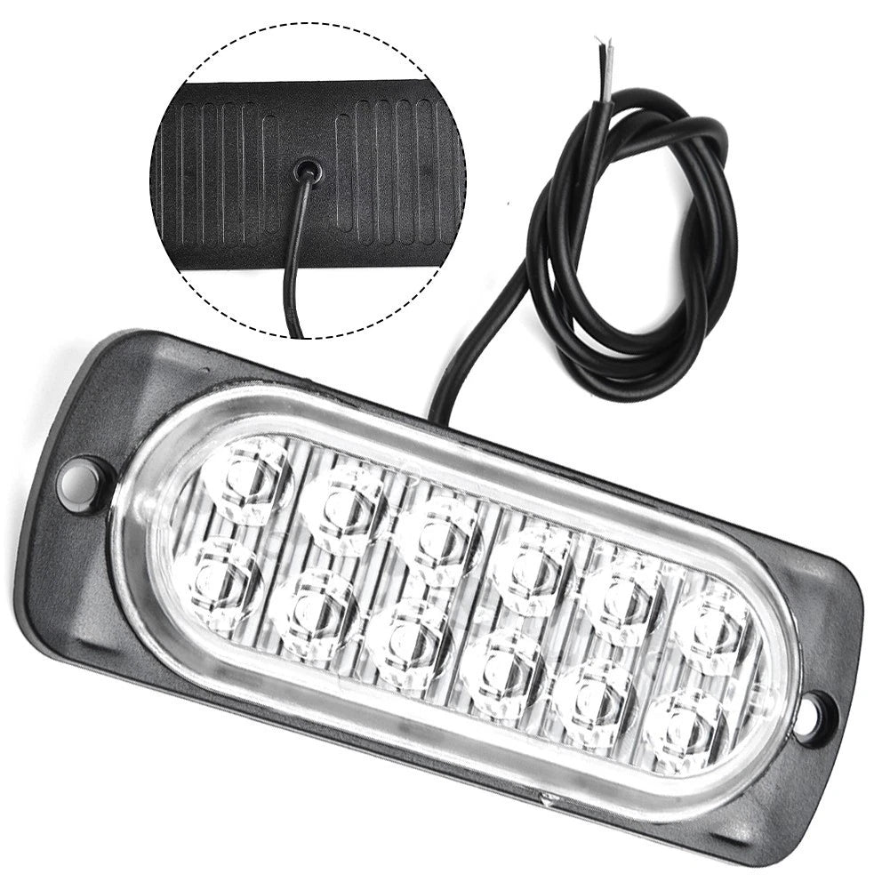 12-LED Warning Light Lamp for Car Truck (Universal)