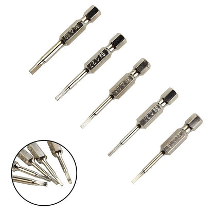 5x Head Screwdriver Set 50mm Magnetic 1/4 Hex Shank