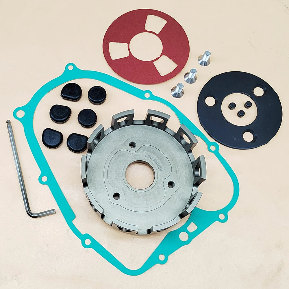 CNC Billet Clutch Basket & Gasket Kit for Yamaha Blaster YFS200 (1988–2006)