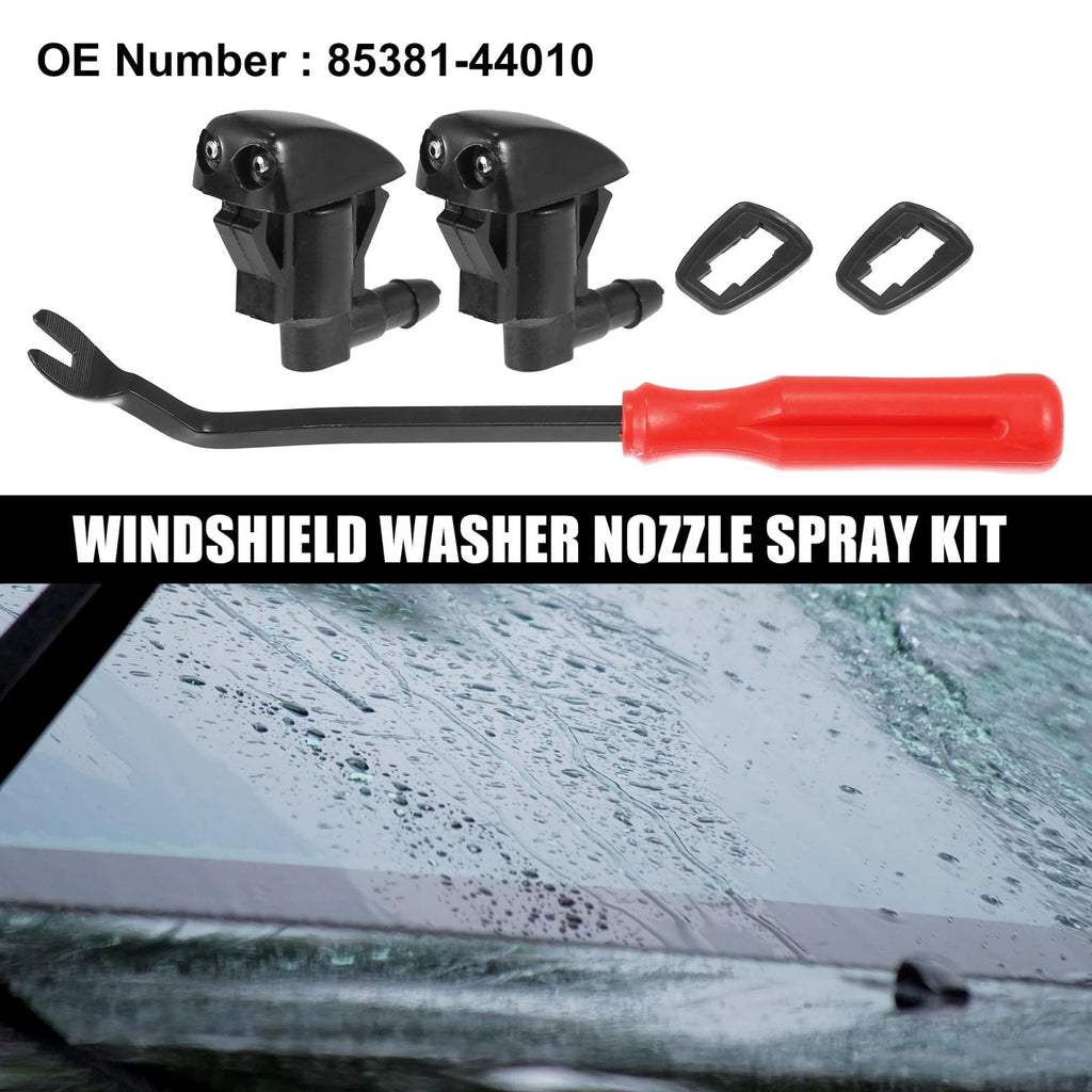 5PCS Front Windshield Washer Nozzle Kit for Toyota Tacoma (2005–2015)