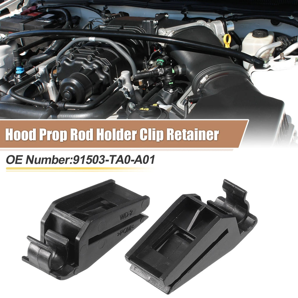 2 Pack Hood Prop Rod Holder Clip Retainer Replacement for Honda Accord (2008–2012)