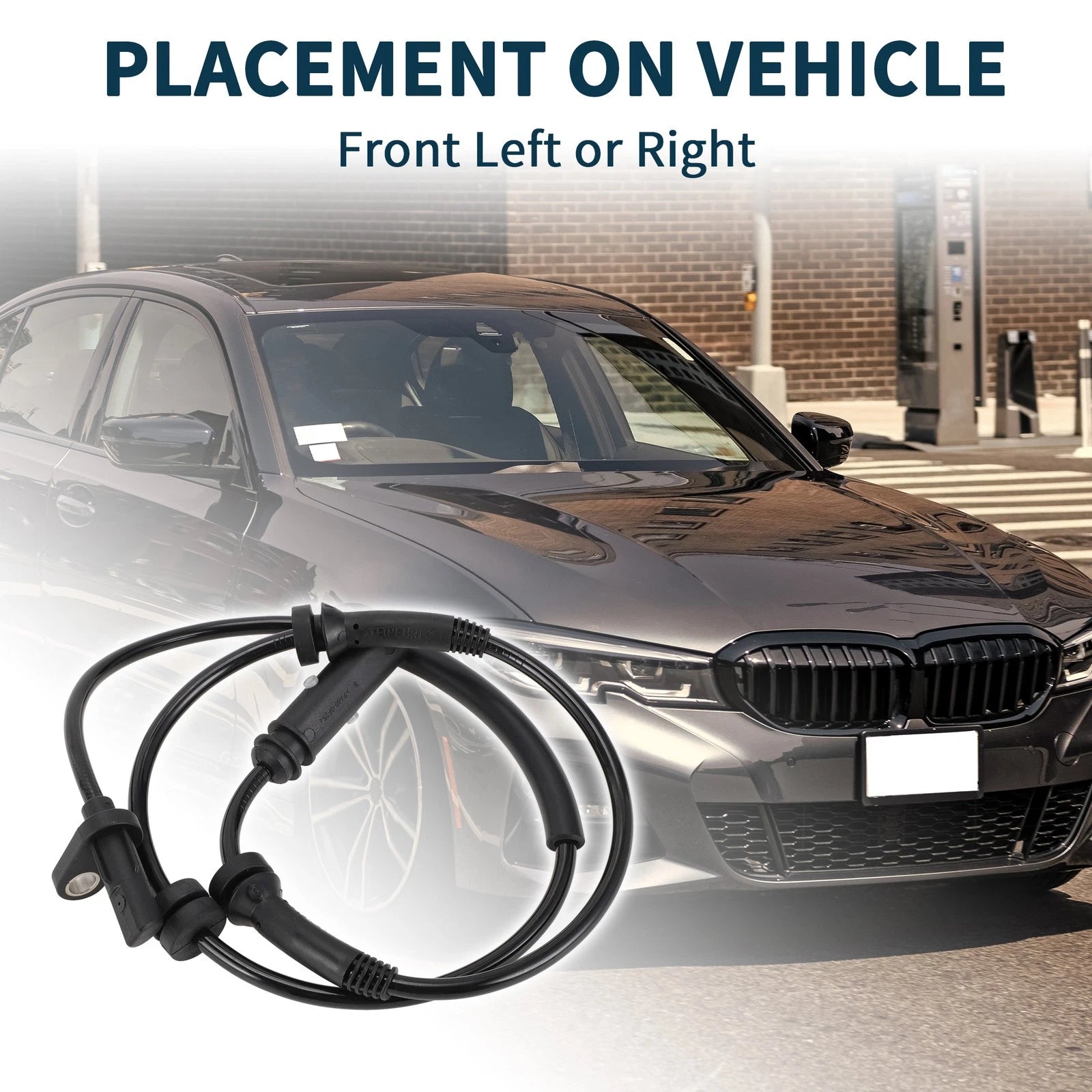 Front Left ABS Wheel Speed Sensor for BMW 328i (2013–2016)