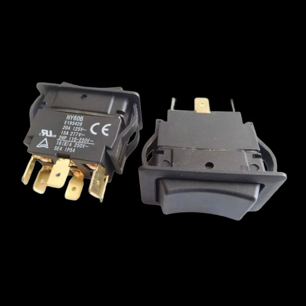 Waterproof ABS Rocker Switch HY60B 20A 6 Pin for Boat Applications