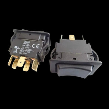 Waterproof ABS Rocker Switch HY60B 20A 6 Pin for Boat Applications