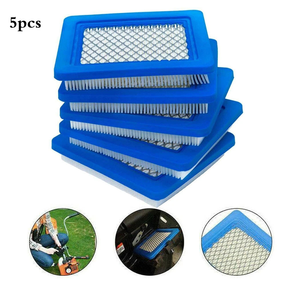 5Pcs Air Filter for B&S Stratton Lawn Mower (491588, 491588S, 399959, AM116236)