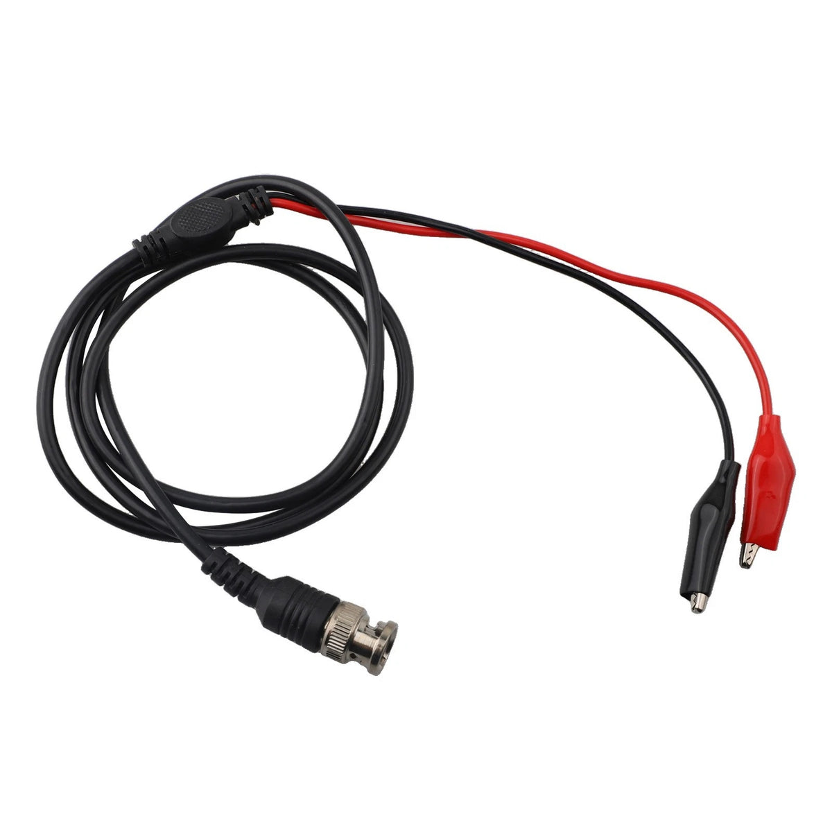 BNC Male to Crocodile Clip Leads for Electronic Device Testing