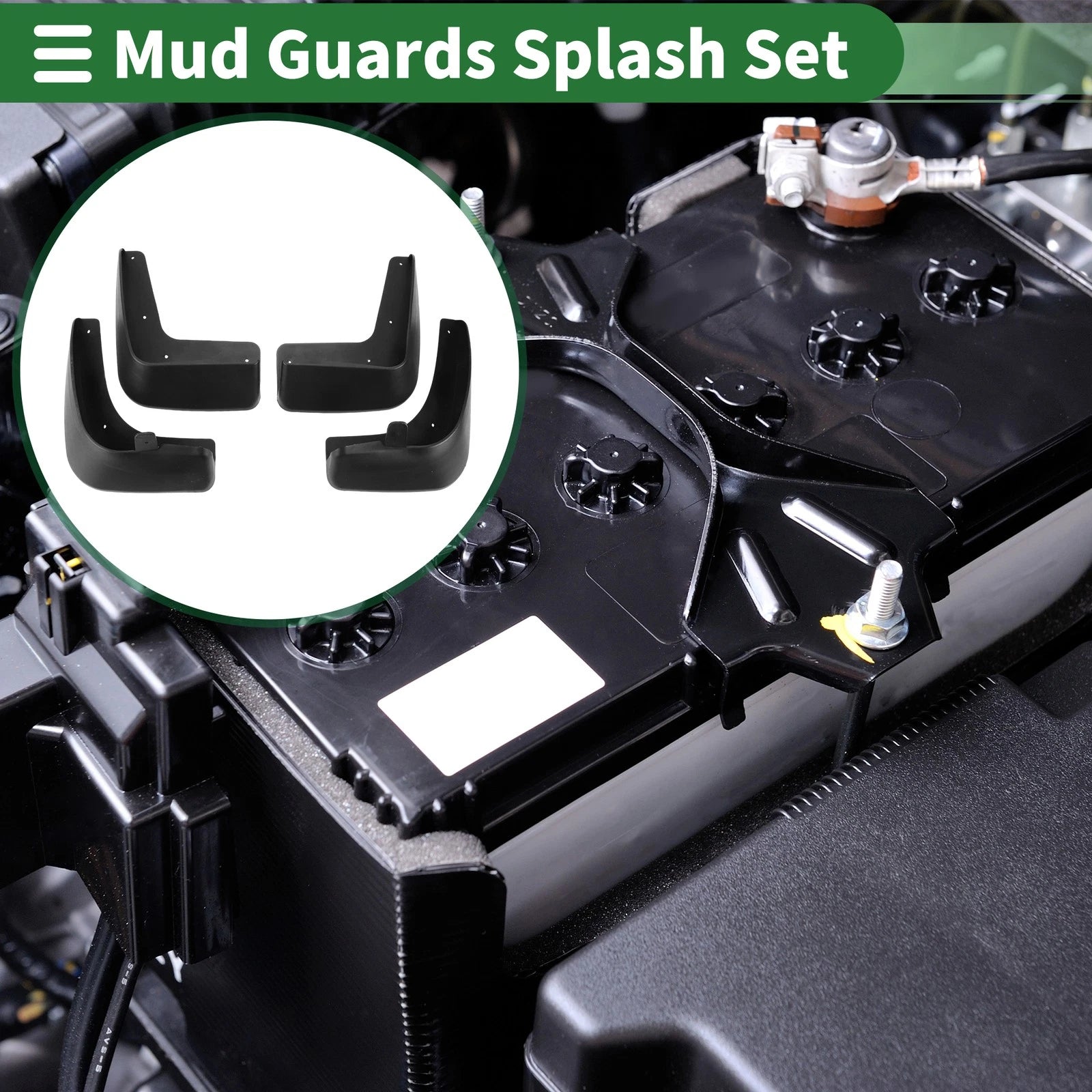 Mud Flaps Splash Guards Front with Mount Kit for Chevrolet Epica (2008–2013)