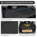 Rear Parcel Shelf Boot Load Cover for Ford Fiesta (2013–2017) Black