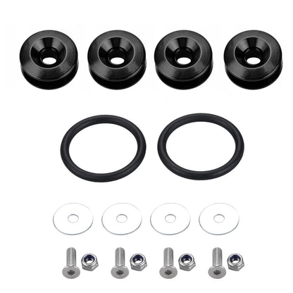 Reinforced Circles with Rubber Bands and Screws for JDM Car Bumpers