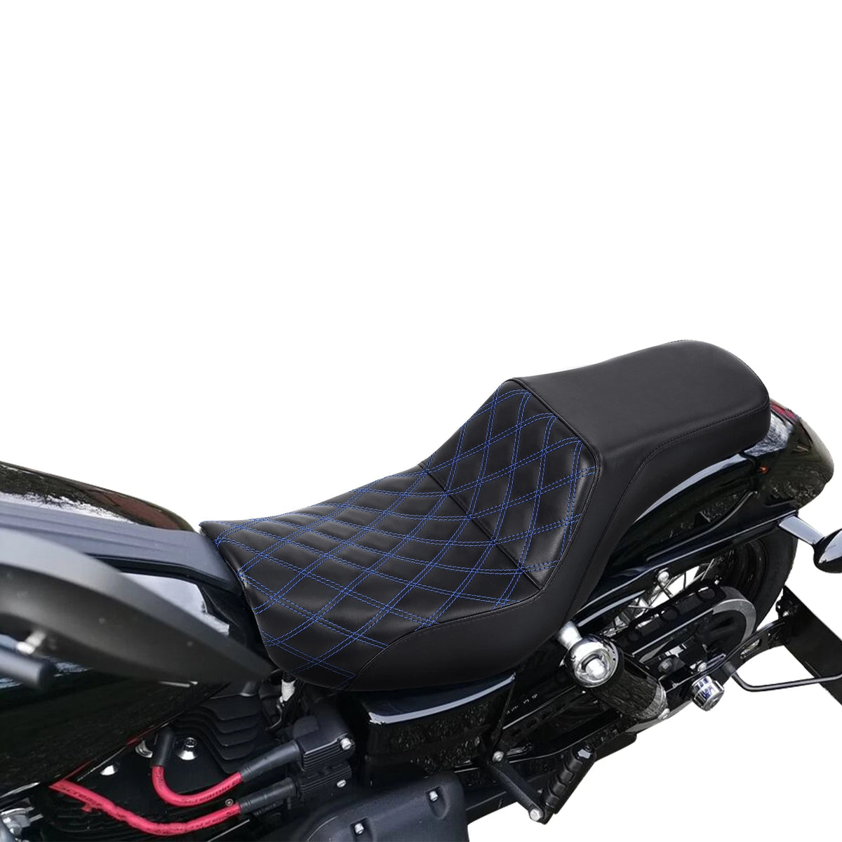 Driver Passenger Seat for Harley Dyna Fat Bob Street Bob Switchback (2006–2017)