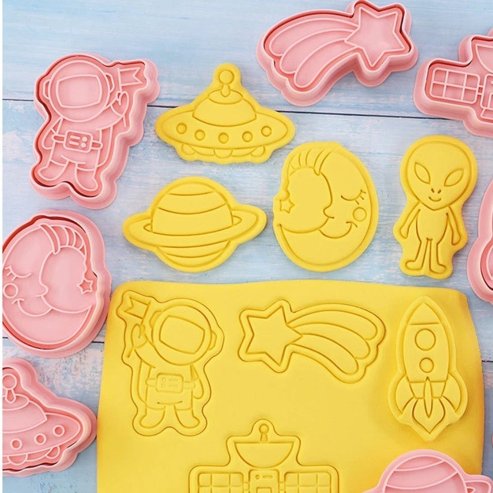 8 Piece Cookie Molds for Baking
