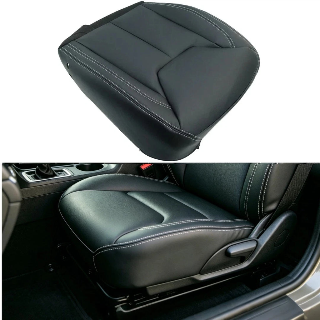 Front Driver Replacement Bottom Leather Seat Cover for Jeep Wrangler (2013–2017)