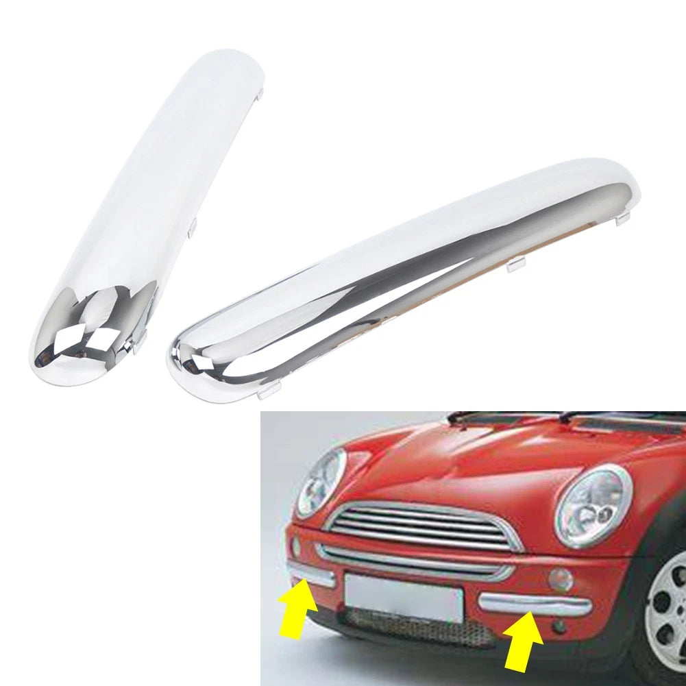 Front Bumper Chrome Trim Molding for Mini Cooper One Cabrio (2001–2004)