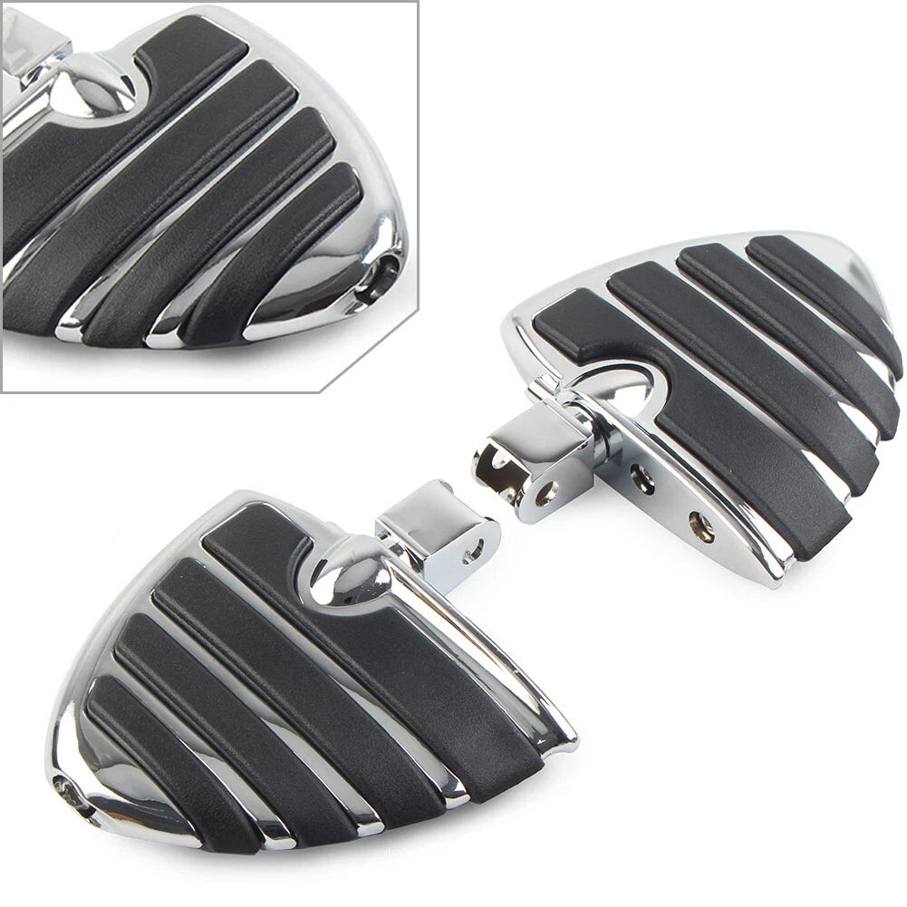 Chrome Front Foot Pegs for Honda Shadow ACE VT750 VTX 1300C (2000–2007)