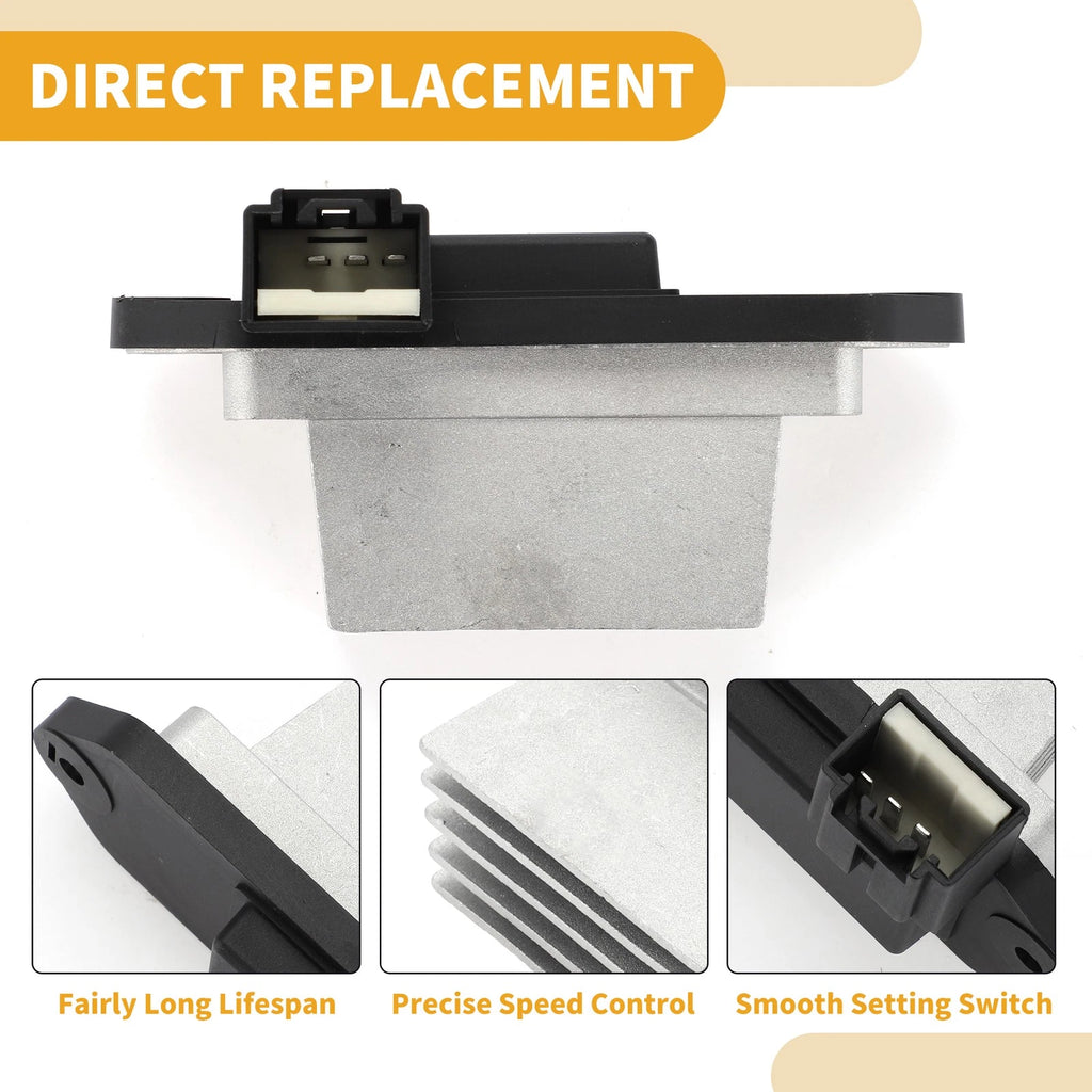 HVAC Blower Motor Resistor Replacement for Mazda 3 2010–2013 Black ABS
