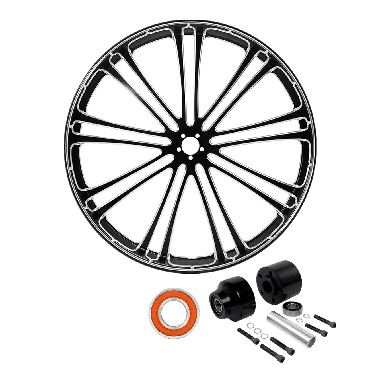 30" Front Wheel Rim & Single Disc Hub for Harley Electra Glide (2008–2025)